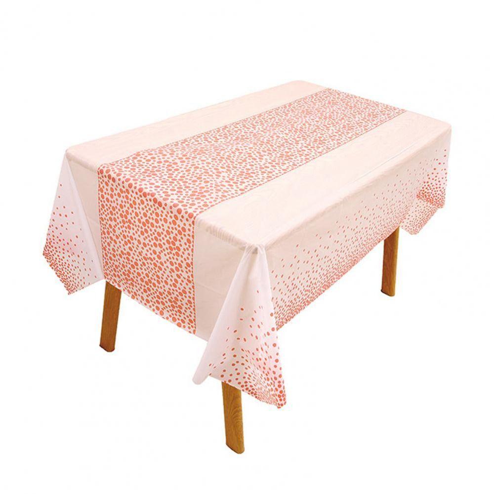 Plastic Disposable Table Decor for Party Tablecover Picnic Cloth Tablecloth Table Runner