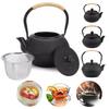 With Stainless Steel Infuser Cast Iron Pot Teapot Boiling Water Kettle  Oolong Tea