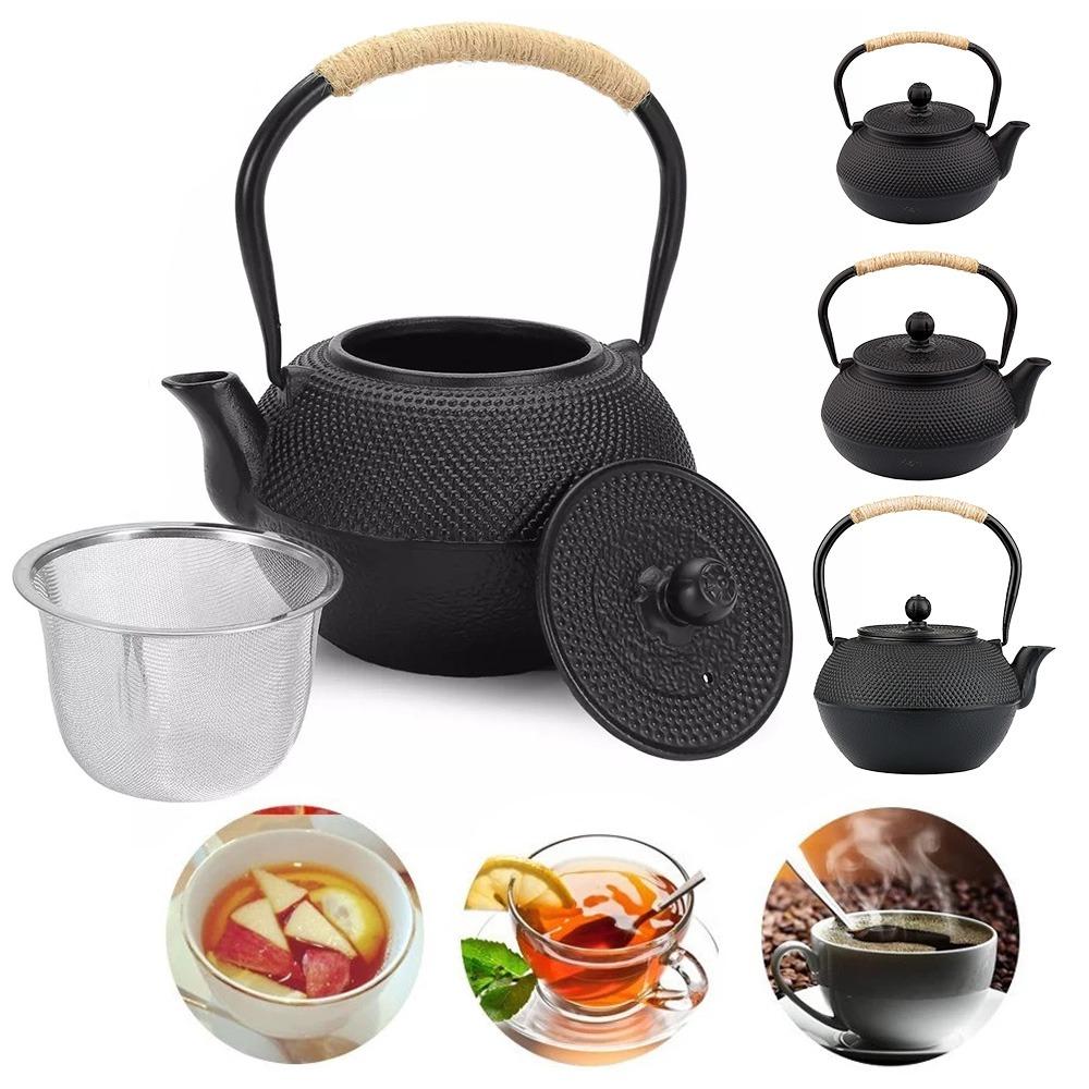 With Stainless Steel Infuser Cast Iron Pot Teapot Boiling Water Kettle Oolong Tea