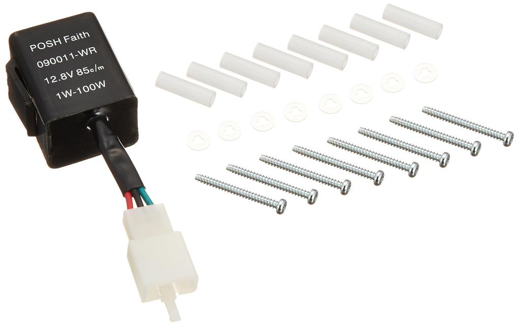 POSH FAITH Motorcycle Accessories Turn Signal LED Conversion Kit 152427 08-CB4SF