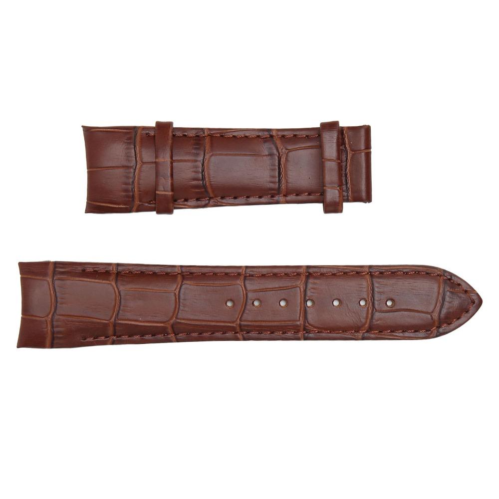 Max Wrist 8in Leather Watch Straps Brown Watch Band Strap Genuine Leather Watchband For Men