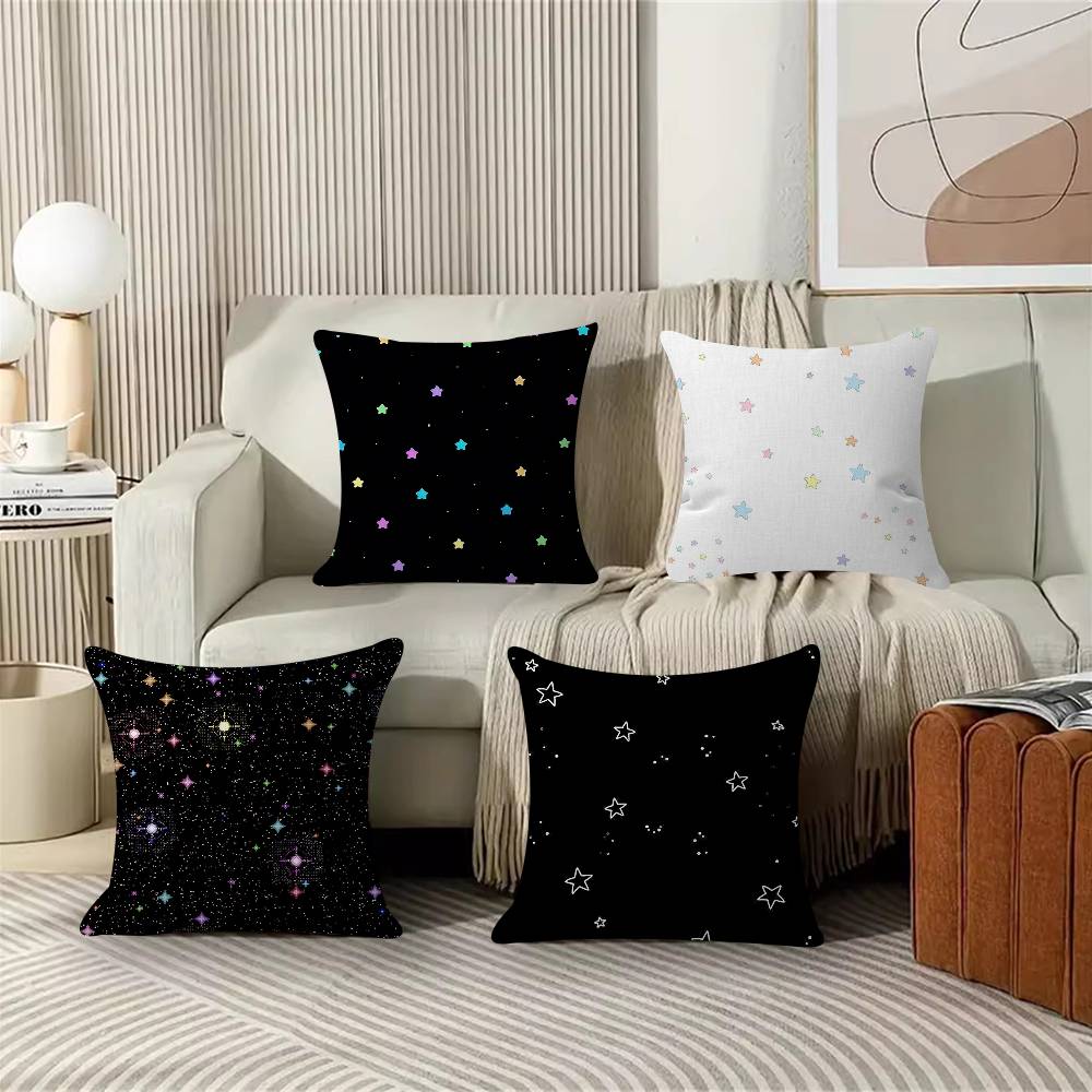 Korean Lovely Full Ins Screen Star 4545cm Cushion Cover Pillow Cover Decor Pillowcase Home Pillowcase For Couch Pillow