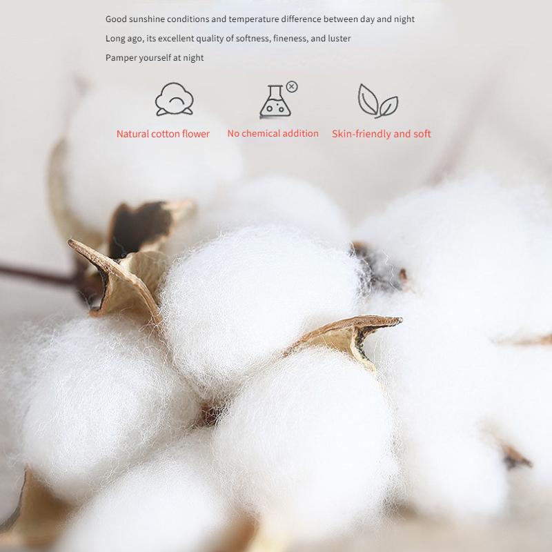 60 Thread Count Bedding Set of Four Pieces Cotton Light Luxury Cotton Quilt Cover Nantong Bedding Linen Bed Sheet Fitted Sheet