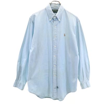 POLO COUNTRY 80-е 90-е Старая Хлопковая рубашка с длинным рукавом M Ralph Lauren Мужская Б/у