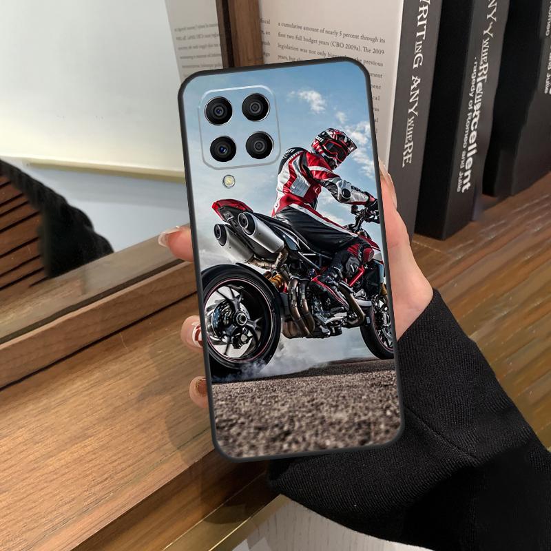 Motorcycle Man Case For Samsung Galaxy M32 M52 M12 M22 M13 M23 M33 M53 M14 M34 M54 M31 M51 M20 M31s M30s