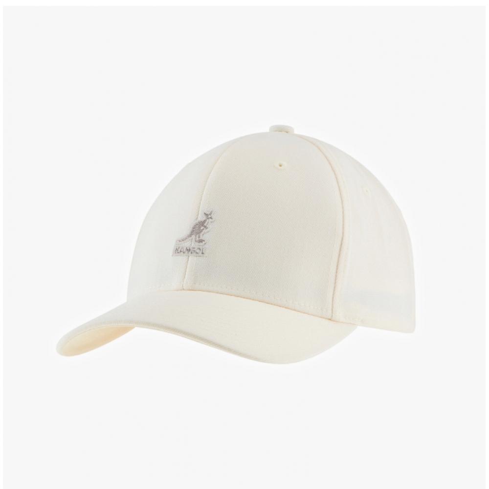 Kangol 8650bc White Flex Fit Wool Ball Cap