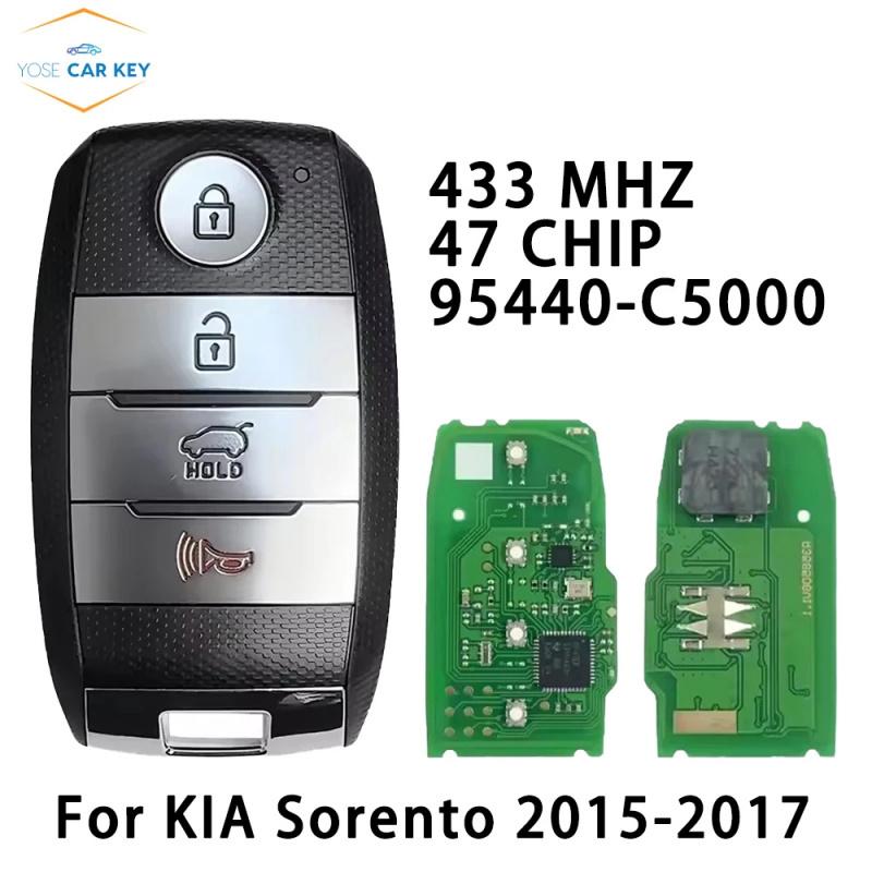 95440-C5000 ID47 Chip 433MHz Keyless Go Proximity Car Remote Key For KIA Sorento 2016 2017 2018
