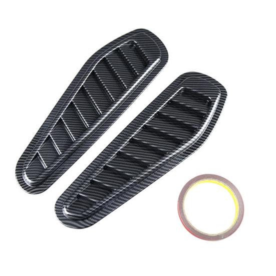 2 шт., универсальный капот с воздуховыпускным отверстием из АБС-пластика, защита от царапин, декоративная крышка вентиляционного капота для автомобиля