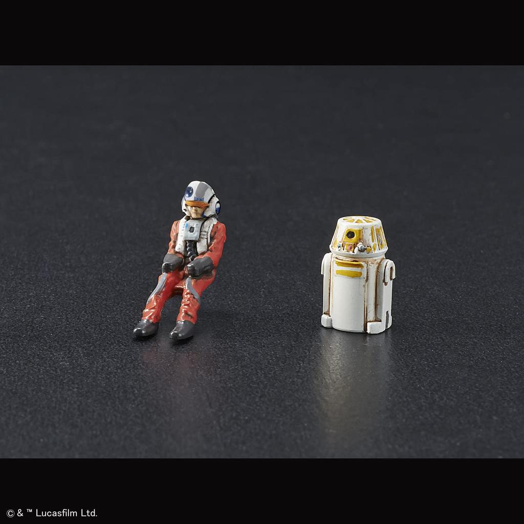 Star Wars Fighter Star Rise of Scale Plastic Model X-Wing Wars/The Skywalker) 1/72 Color-coded