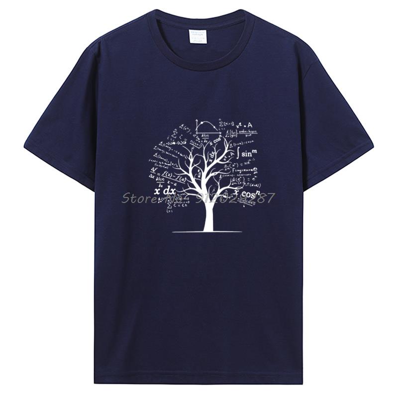 Calculus Algebra Tree Math Teacher Geek T Shirt Graphic Cotton Tshirt Streetwear Birthday Gifts Summer Tshirt Men Clothing