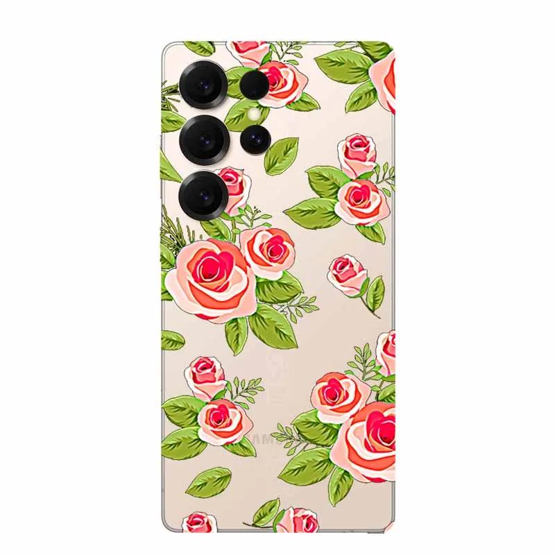 Clear Case For Samsung S25 Ultra 5G Case Clear Back Cover Animal Painting Soft Bumper For Galaxy S25Ultra Transparent Soft Funda