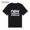 New Balance Футболка с коротким рукавом и графическим принтом, черная mT51940 Bk