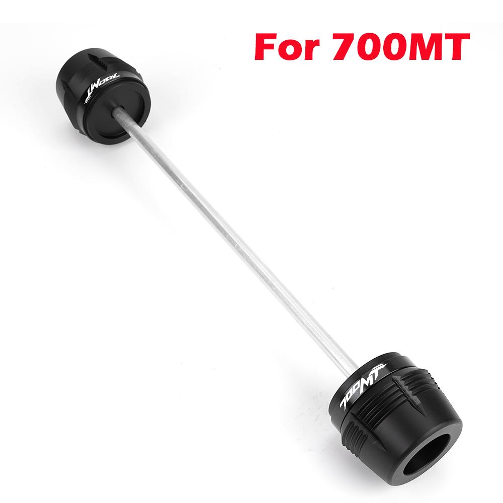 For 450MT 800MT 700MT Accessories Motorcycle Front Wheel Axle Sliders Crash Protector Pad 800 700 450 MT MT800 MT450 MT700