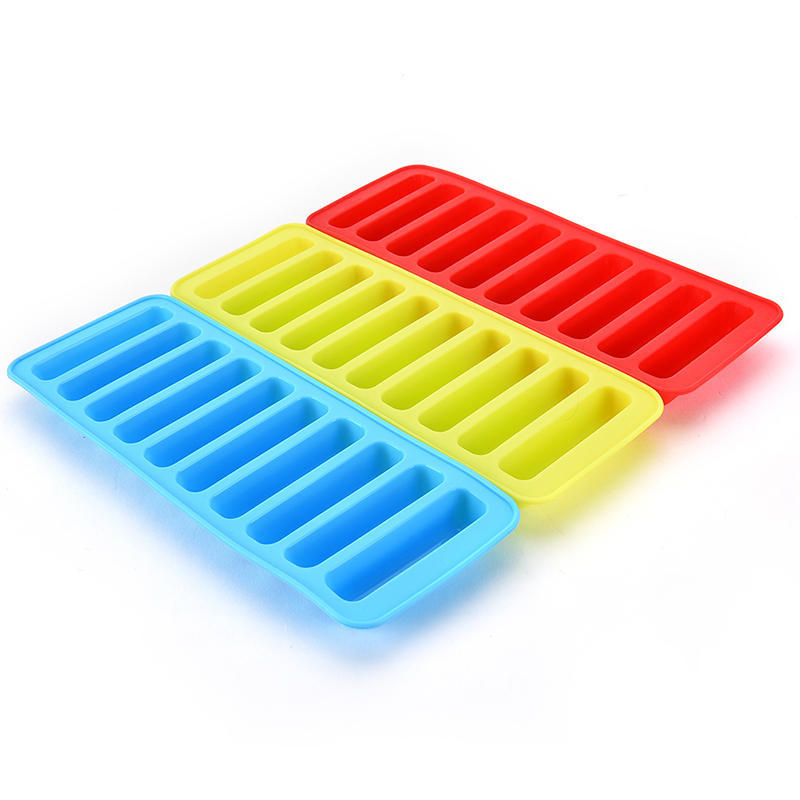 Mold Biscuit Cylinder Ice Tray Cookie Bottle Stick Strip Cube Silicone Chocolate