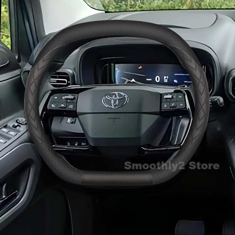 Кожаный чехол на руль автомобиля для нового Toyota Proace City 2025 Износостойкий Автомобильные аксессуары для интерьера рулевого колеса 2025