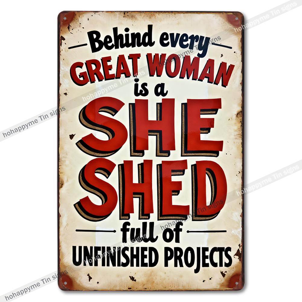 Retro Metal Tin Signs Man Cave Mom Karaoke Family Love Decor Wall Art Vintage Home Decoration