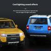 Масштаб 1/24 Toyota Land Cruiser PRADO 2025 Внедорожник Сплав Литой Модель Машины Звук и Свет Хобби Коллекционирование Подарки для Детей