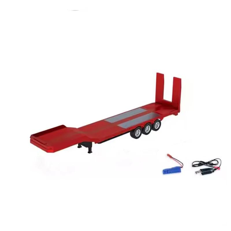 non-toxic HUINA 1501 770S Alloy Tractor 19CH RC Truck 1/18 2.4G remote control Engineering Trailer Truck with Light Sound Toys XMAS Gifts