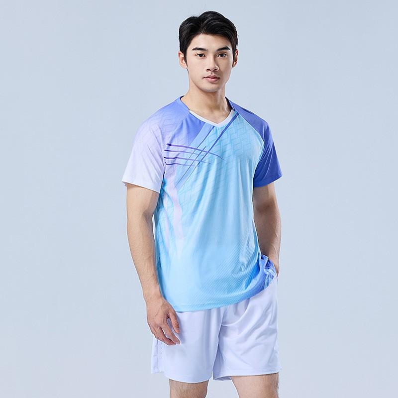 Women Men Badminton Shirts Shorts Set Quick Dry Breathable Team Sportswear Training Competition