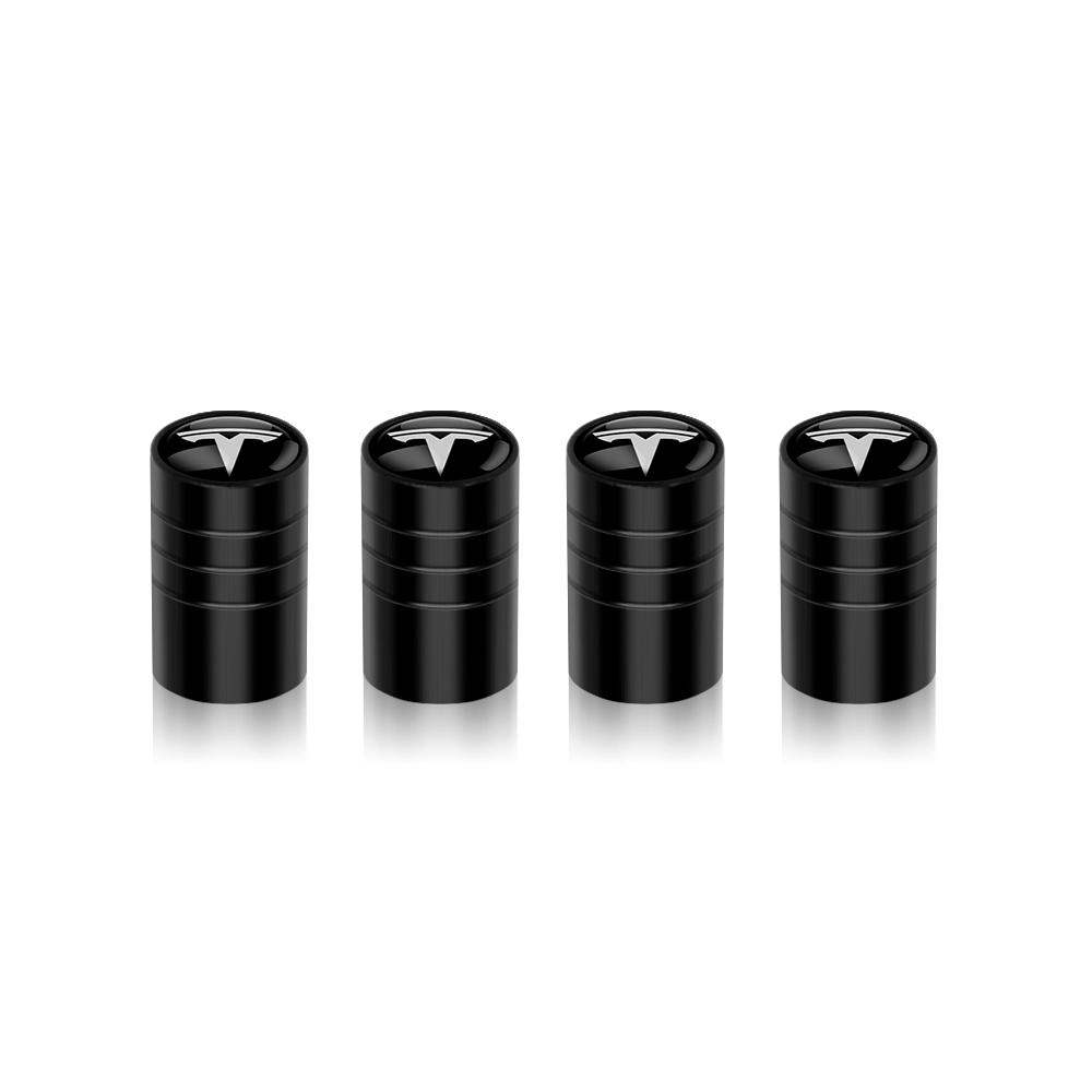 Aluminum Car Wheel Tire Valve Cap Auto Tire Protection Caps For Tesla Model 3 Model S X Model Y Roadster SpaceX  K80  Invader