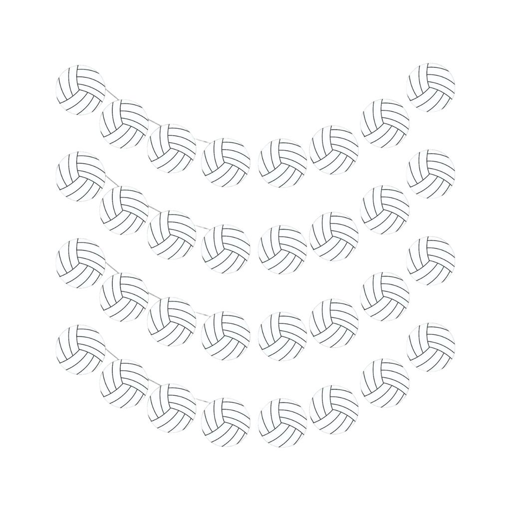 4PC Themed Ball Games, Rugby, Softball, Soccer, Basketball, Party Atmosphere Decorations, Banners, And Decorations.