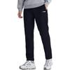 Li Ning Table Tennis Series Comfortable Casual Simple Straight Leg Fleece Thick Knitted Sports Pants Unisex Bottoms Black AKLUDM93-1