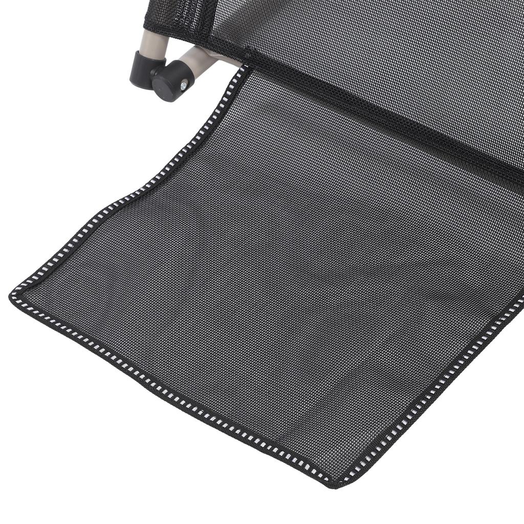 Регулируемая подъемная спинка кровати 6 положений Складная спинка кровати с подушкой для головы для чтения Уход за пациентом Размер S Черный