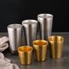 Кружка для воды из нержавеющей стали 304 с молотковым узором, двухслойная, противоожоговая, чашка для чая, кофейная чашка, ресторанная пивная кружка, чашка для напитков