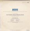 LP Запись ИОГАНН СЕБАСТЬЯН БАХ  Magnificat Для Солистов Хора И Оркестра 14001APM ARCHIV PRODUKT 1957 Германия Классика Б/У