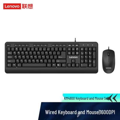 Lenovo Проводной влагозащищенный комплект клавиатуры и мыши KM4800