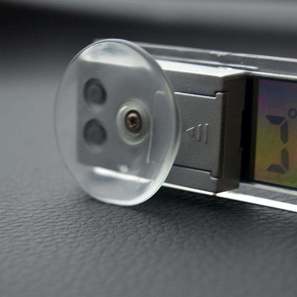 Car Clock and Temperature, Car Dashboard Digital Clock - Car Digital Dashboard Clock with