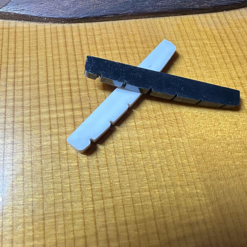 ABS Plastic Bass Nut & String Saddle for 4/5-String