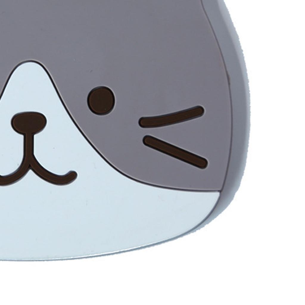 Cute Cat Cup Coasters Mats Silicone Non Slip Coffee Cup PVC Coaster Waterproof Absorbent Drink