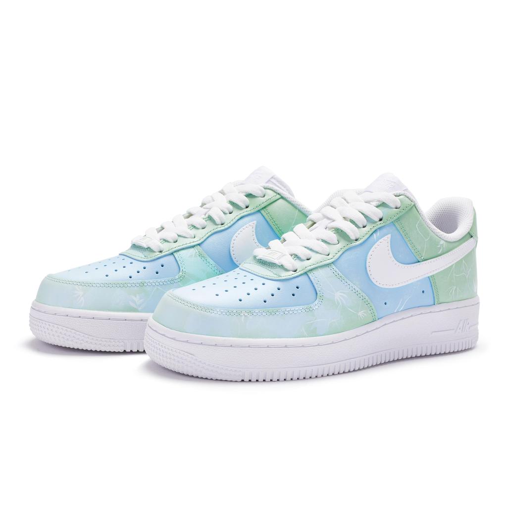 Nike Air Force 1 Low 811 Производство Низкие Скейтбордические Кроссовки GS Синий Зеленый Белый DH2920-111(Team80-S-BOX)