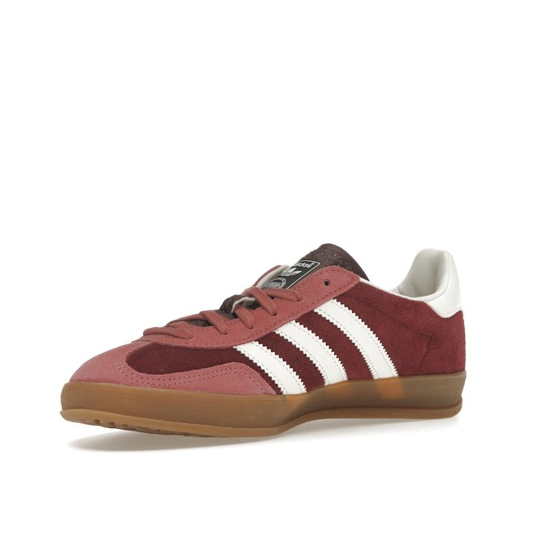 Adidas Gazelle Indoor Maroon Preloved Crimson Unisex Sneakers Red Cloud-White IF9647