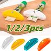 1/2/3 шт. Выдавливатель зубной пасты, ручная выжимка зубной пасты, зажимы для тюбика, многофункциональный дозатор для очищающего средства для лица, бытовые принадлежности для ванной комнаты