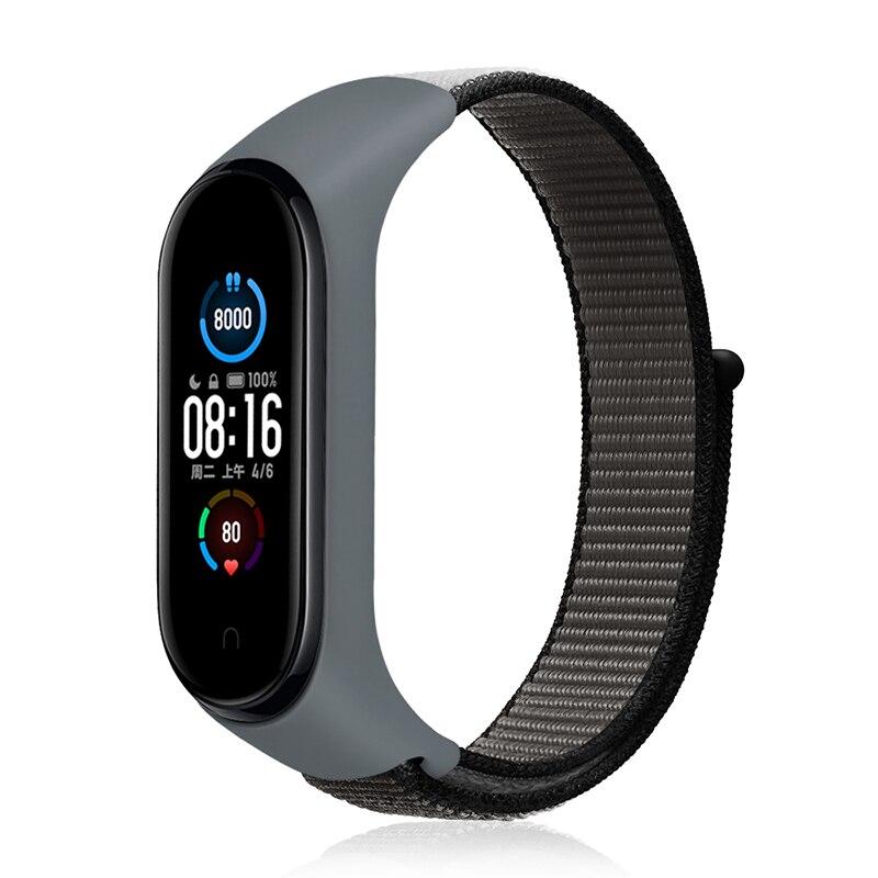 Нейлоновая плетеная петля Solo для Xiaomi Mi Band 5 6, ремешок-браслет, ремень Mi Band 3 Mi Band 4, браслет для Xiaomi Mi Band 6, 5, ремешок для часов