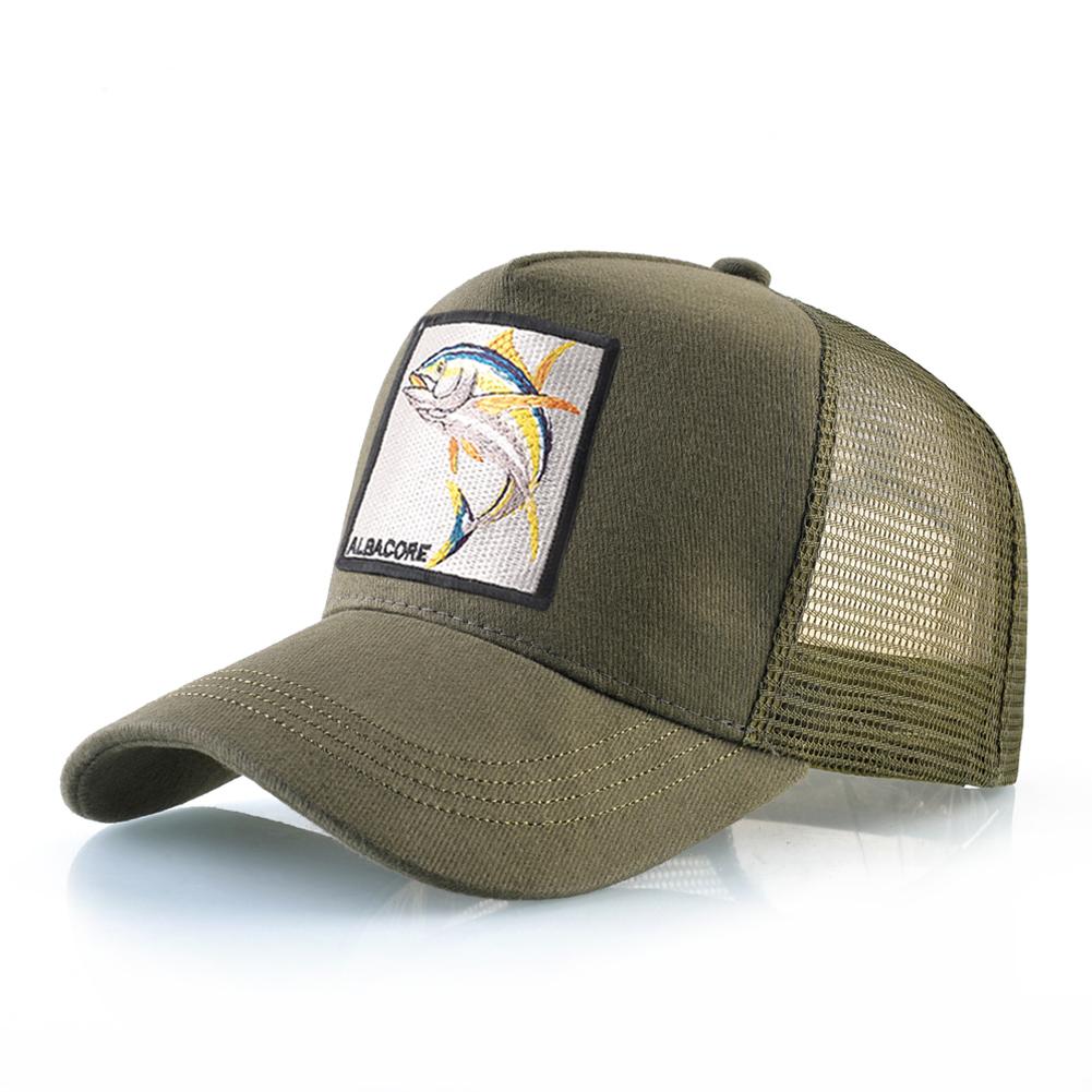 Дышащая сетчатая бейсболка, женская модная кепка-дальнобойщик с нашивкой из альбакора, мужская бейсболка в стиле хип-хоп, Snapback Bone Casquette