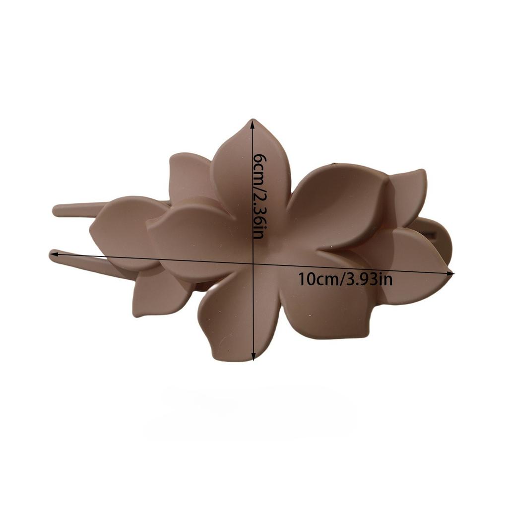 Большие двойные заколки для волос в форме бабочки, женские темпераментные элегантные заколки для хвоста на затылке, заколка для волос, матовый зажим в виде утконоса