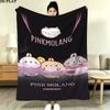 1 шт. Плед Molang, Высокое качество, Удобный для всех сезонов, Домашний декор, Тепло и Уют