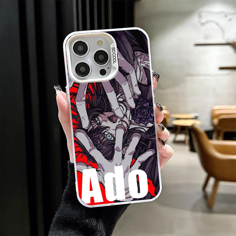 Мультяшный чехол Ado K-Kyogen X Uta для iPhone 15 16 17 Pro Max 17Air 16E 14 Plus 13 12 Mini, противоударный задний корпус
