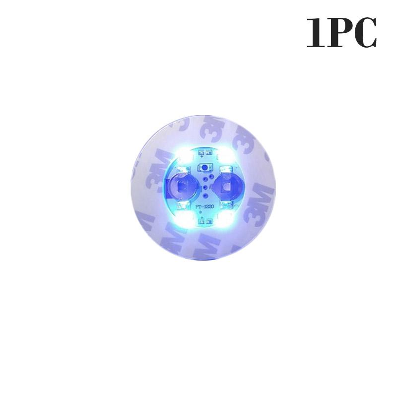 40 шт. светодиодных подставок под стаканы, светящиеся наклейки на бутылки, огни 6 см, лампы для рождественского бара, KTV, свадебной вечеринки, коктейлей, напитков, ваз, декора