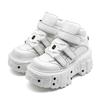 Summer Trendy Chunky Platform Dad Shoes Unisex High Top Sneakers with Tank Sole