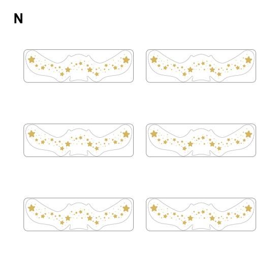 Yousheng 6 шт. золотые блестящие веснушки наклейки для лица татуировки водонепроницаемые искусственные веснушки патчи мерцающий макияж крапинки для гламурного образа