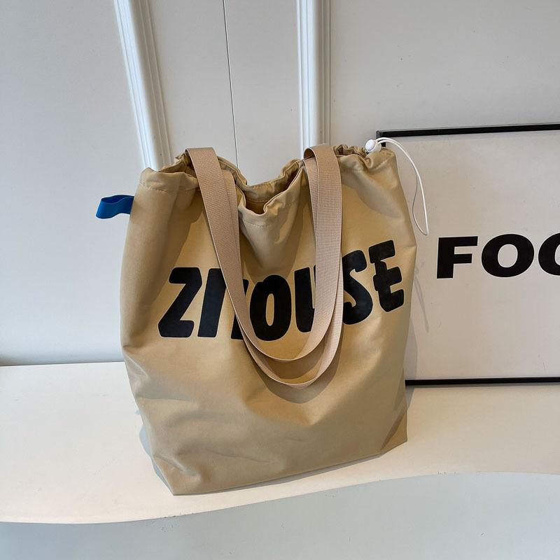 Женская сумка Большая вместительная сумка через плечо с буквенным принтом Большая сумка