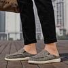 Summer Men Slippers Classic Outdoor Slip-on Canvas Shoes Men Light Breathable Flat Loafers Soft Indoor Home Casual Slippers 47