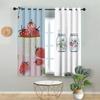 Nordic Simple Cartoon Strawberry Lemon Fruit Ins Fresh Kitchen Dining Room High Shading Window Curtain ChildrenBedroom Drape