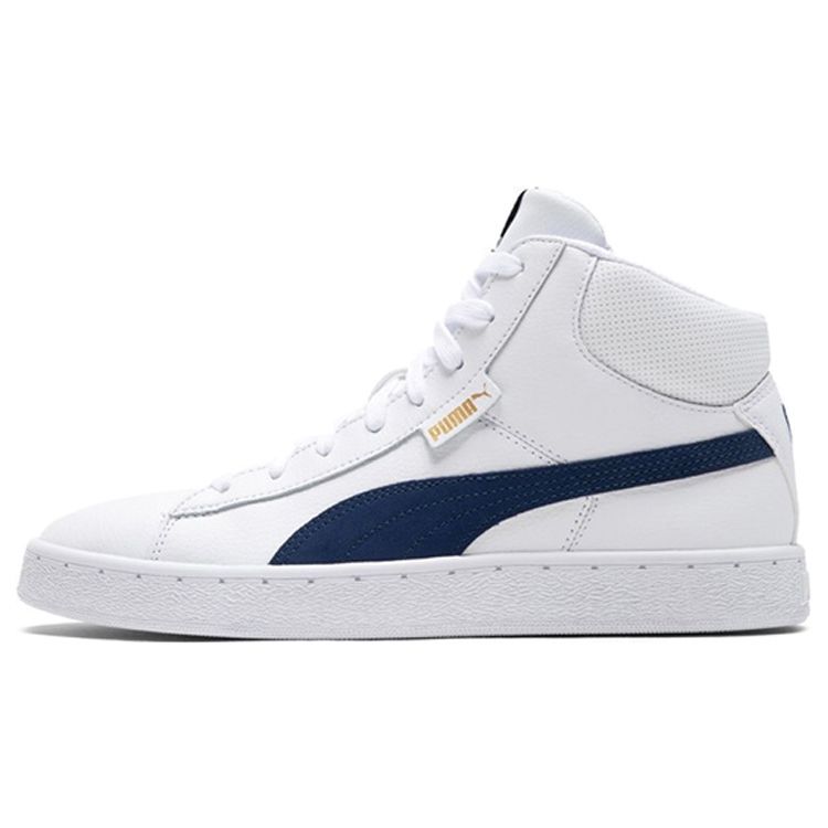 Puma 1948 Mid Leather Fashion Simple High-Top Sneakers Unisex Sneakers White 359169-08