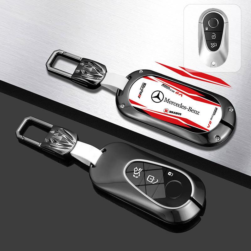 Чехол-сумка для автомобильного ключа для Mercedes Benz A B C E S V R-Класса C43 CLA GLA GLB GLC GLK SLK SL Vito W211 W203 W204 W210 W124 AMG W2