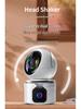 Камера Joan 360° HD с двумя экранами, Wi-Fi, с удаленным управлением с телефона и голосовым управлением для домашнего мониторинга